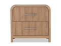 Cascade Brown 2 Drawer Nightstand