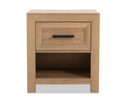 Calvin Light Brown Nightstand with Drawer