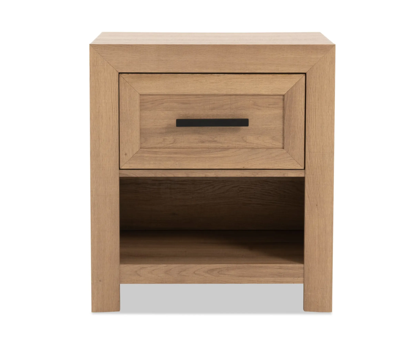 Calvin Light Brown Nightstand with Drawer
