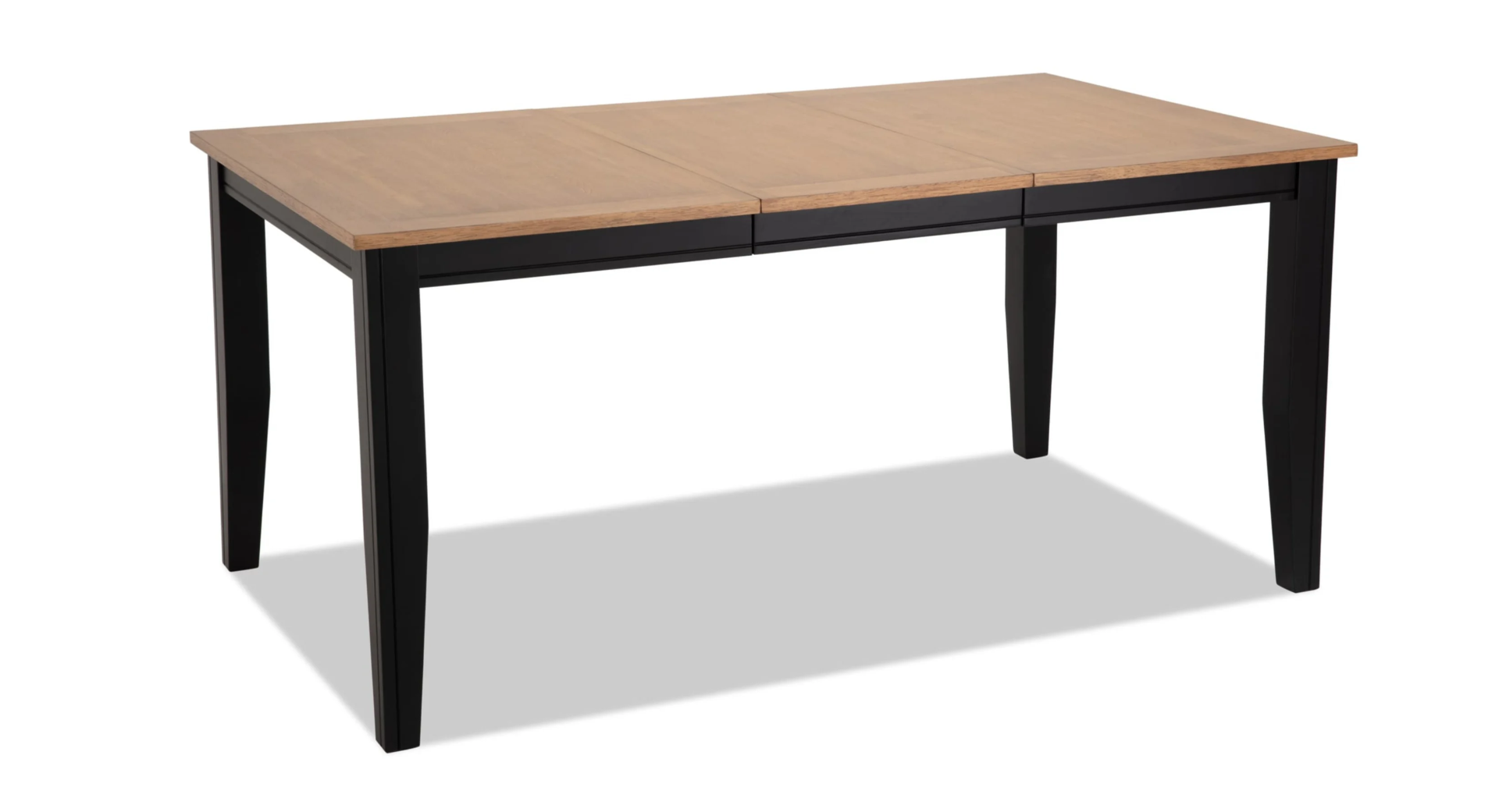 Blake Black & Natural Extendable Dining Table
