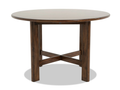 Mango Brown Solid Wood Round Dining Table