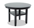 London Black Round Dining Table