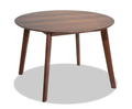 Bettie Walnut Round Dining Table