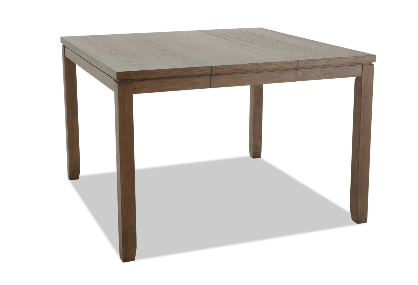 Brookline Brown Counter Height Square Extendable Dining Table